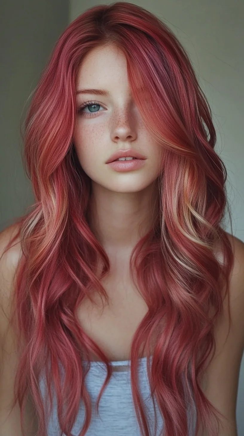 Radiant Copper Waves: The Perfect Blend of Warmth and Movement