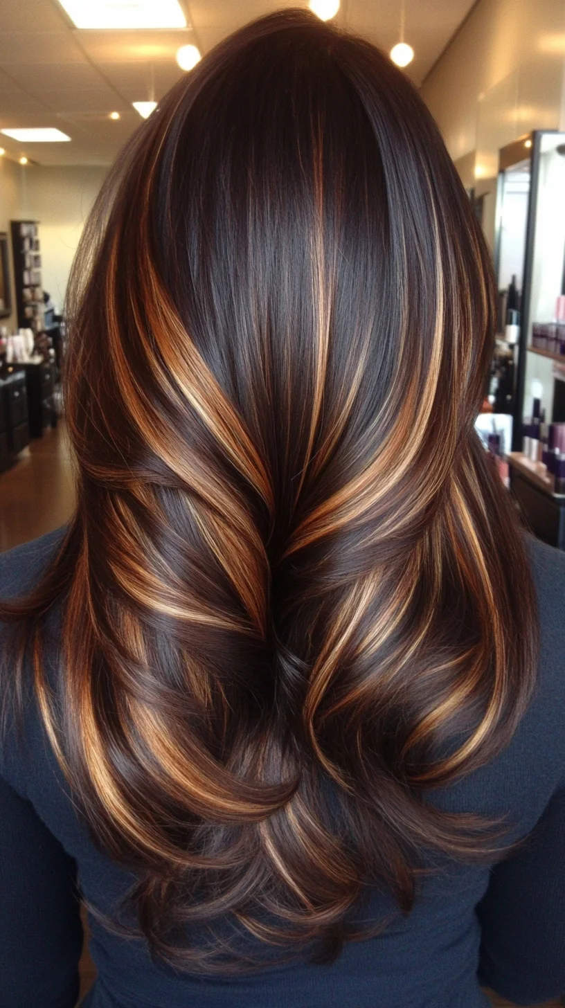 Radiant Ombre Waves: The Perfect Blend of Warmth and Elegance