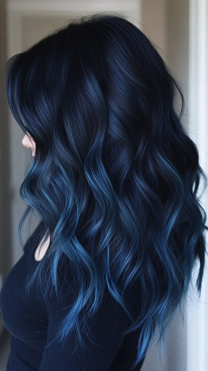 Stunning Blue Black Hair Ideas: Embrace Vibrancy with These Gorgeous Styles