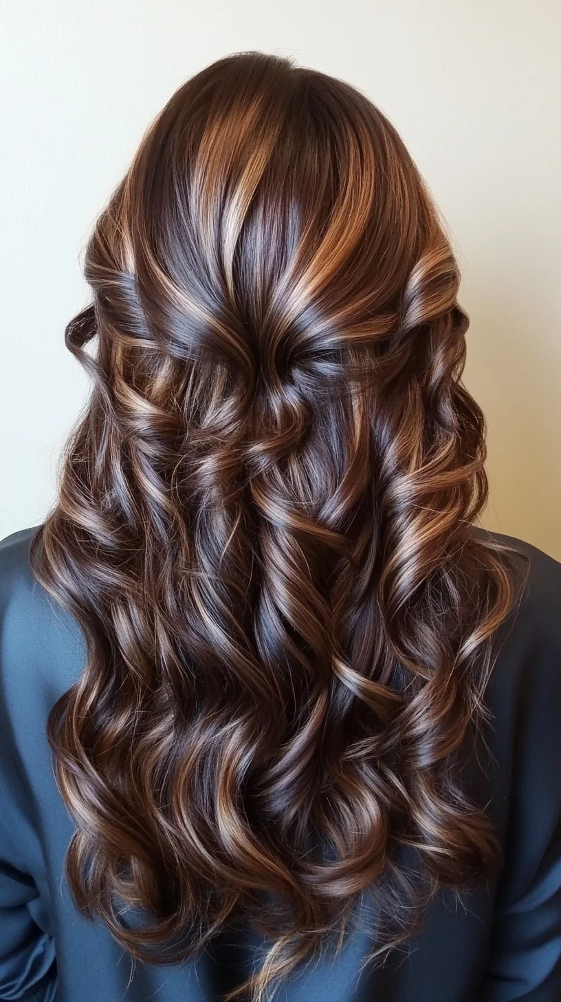 Voluminous Cascading Curls: A Luxurious Hair Statement